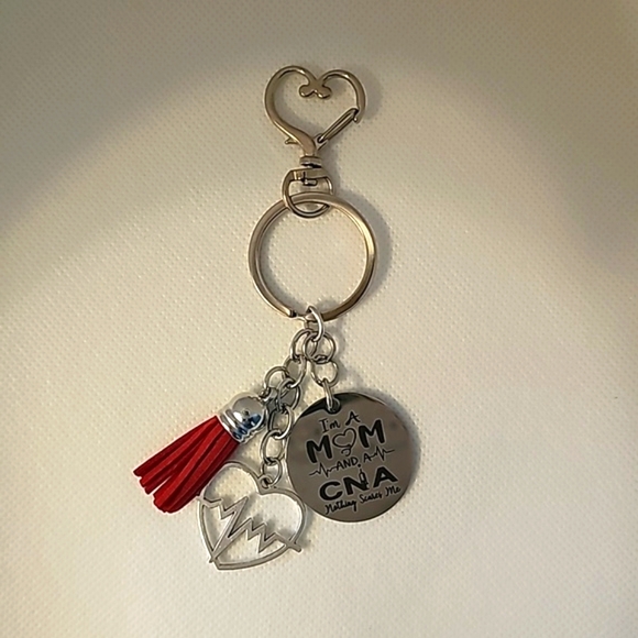 NEW! Heartbeat 💗 Keychain/Bag 🎒👜 Charm ~ Doctor Medical CNA RNA 🏥⚕️🩺👩‍⚕️ - Picture 1 of 13